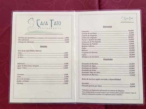 casa tato el socorro|Carta de Restaurante Casa Tato, El Socorro